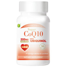 美国信心药业超级辅酶200mg复合软胶囊 30粒/瓶