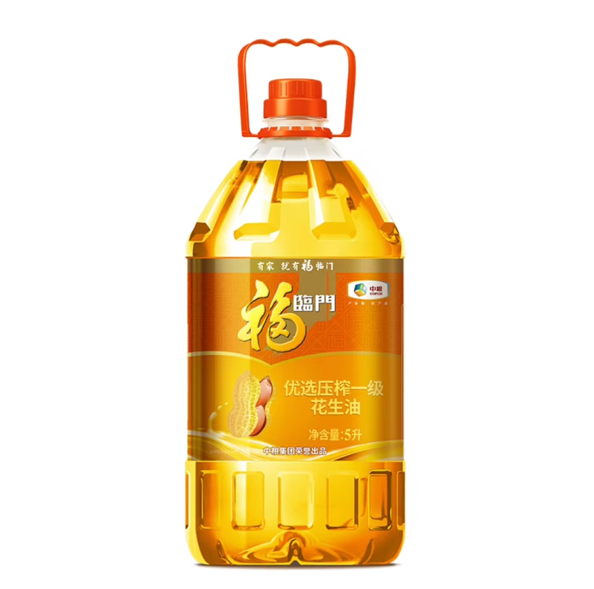 福临门丨优选压榨一级花生油 5L/桶
