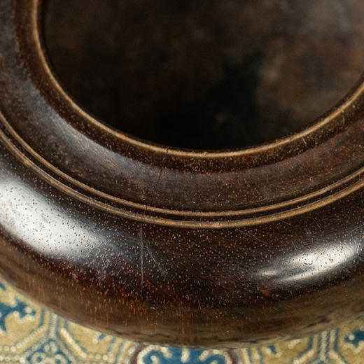 清 红木一木整挖水盂 商品图3