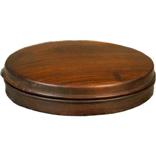 二十世纪 黄花梨整挖圆香盒 商品图5