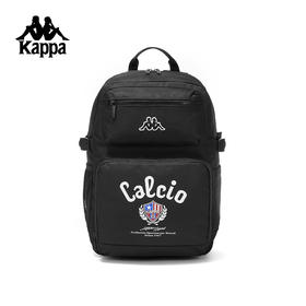 Kappa卡帕背靠背户外双肩包男士新款复古运动骑行旅行包女休闲包K0FW8BS23-WLT