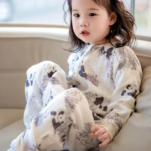 【云优选】BabyStormi宝宝 四层/六层 睡袋竹纤维纱布睡衣家居春秋男女童分腿防踢被（周六日不发货） 商品图7