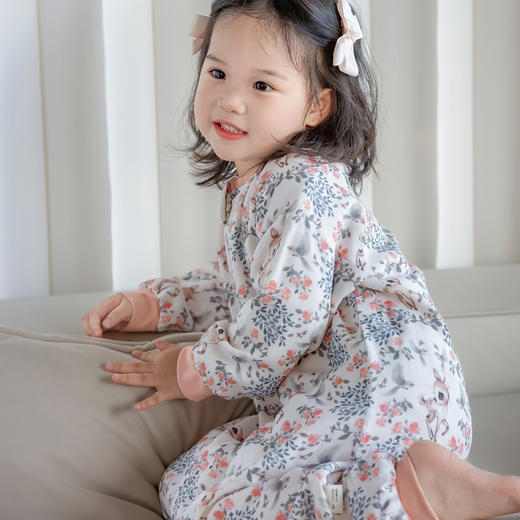 【云优选】BabyStormi宝宝 四层/六层 睡袋竹纤维纱布睡衣家居春秋男女童分腿防踢被（周六日不发货） 商品图5