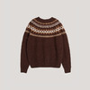 YMC SUEDEHEAD FAIRISLE KNIT CREW 英国羊羔毛提花针织男装毛衣 商品缩略图4