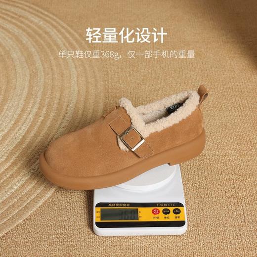 ZHR则则加绒保暖勃肯鞋ins百搭女鞋2024冬季新款轻便防滑防寒棉鞋 商品图8