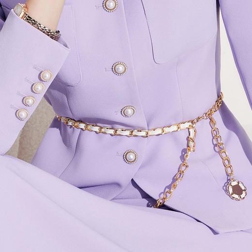 紫色小香风套装女初冬新款名媛轻奢 商品图3