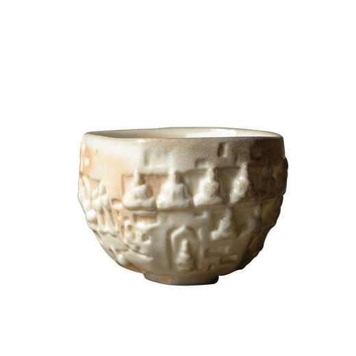 茶香记 李现锋柴烧石窟小茶碗210ml手工手作主人杯立体艺术茶杯 商品图4