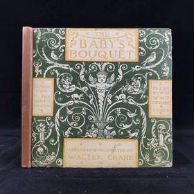 约20世纪早期 宝贝的花束：童谣乐谱集 沃尔特·克兰精美彩色插图 布脊精装32开