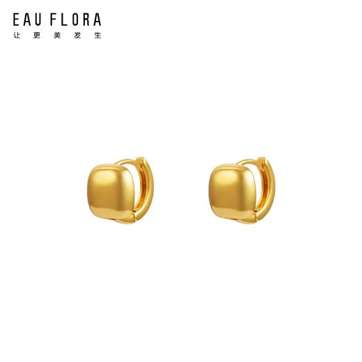 『时墟』金属小金砖/小银砖耳扣 商品图1