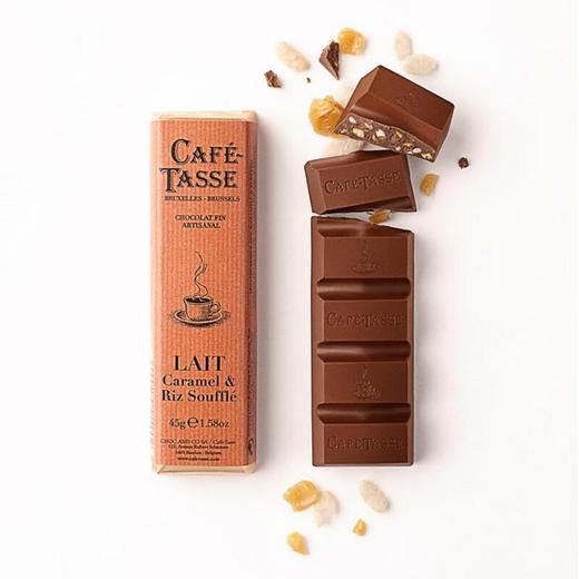 CAFé-TASSE加菲特使 焦香脆米牛奶巧克力45g 商品图1