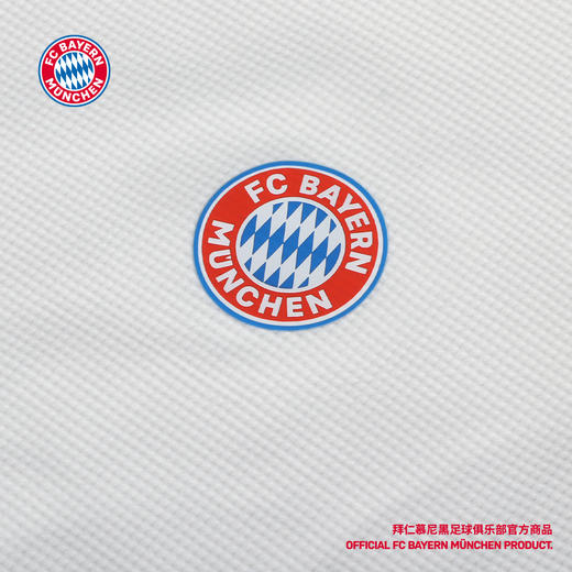 【官方正版】拜仁慕尼黑足球俱乐部｜白色华夫格卫衣短裤套装休闲运动百搭 商品图4