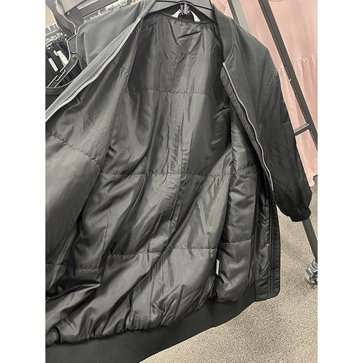 DSG 男女同款休闲运动全拉链棒球领防泼水长款飞行员棉服夹克 商品图3