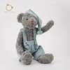 Softlife  背带熊陪伴玩偶 -灰色 商品缩略图2
