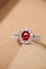 0.65ct刻面红宝石戒指 商品缩略图1
