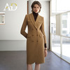 AD极简风西装连衣裙女2024流行卡其色风衣外套经典双排扣职场女装 商品缩略图1