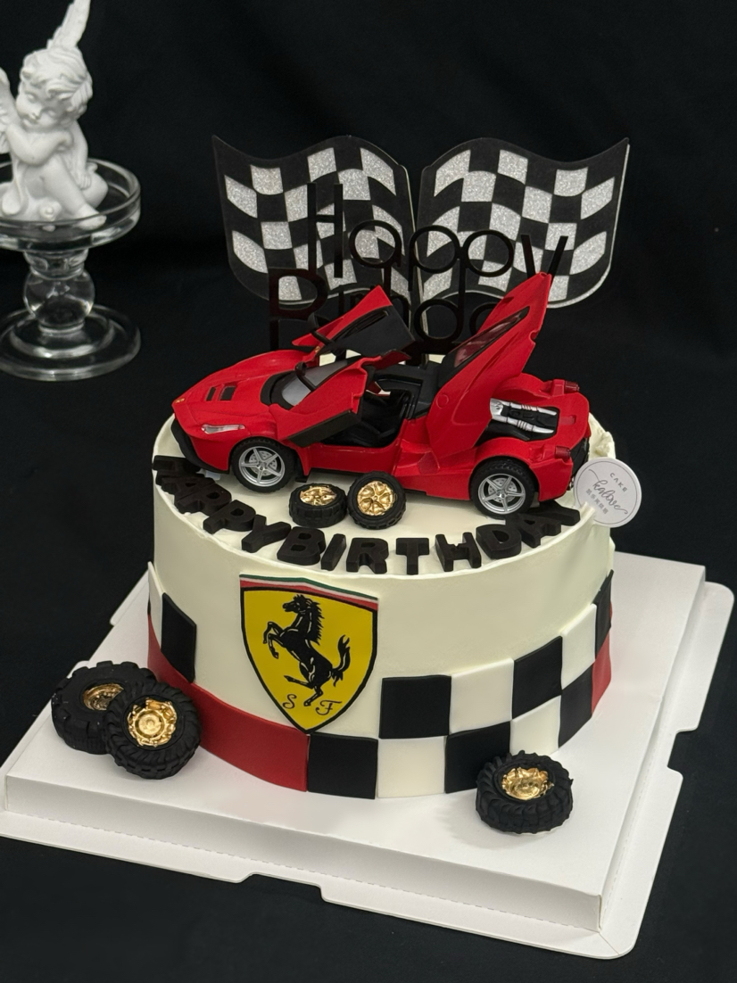 法拉利跑车男士男孩汽车生日蛋糕（汽车高品质