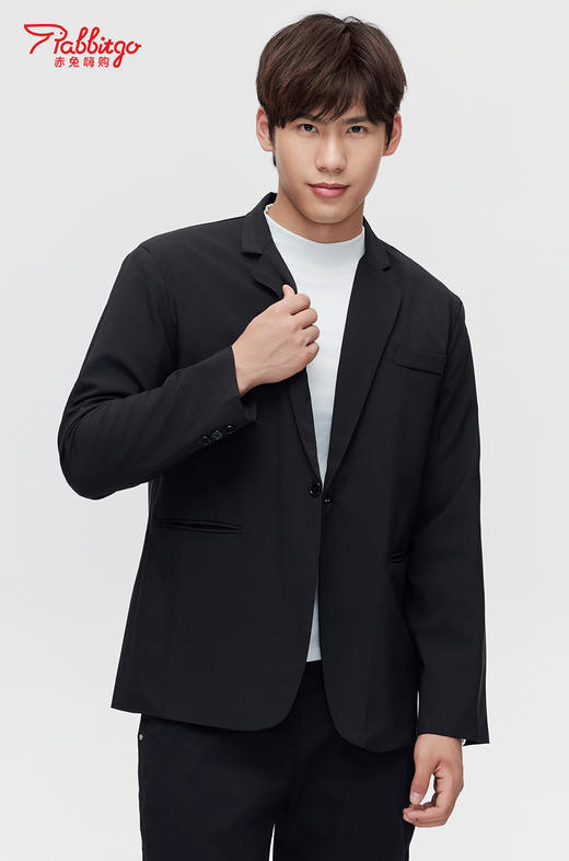 赤兔嗨购休闲西装男士套装外套高级感订婚春秋季小西服结婚上衣 商品图1