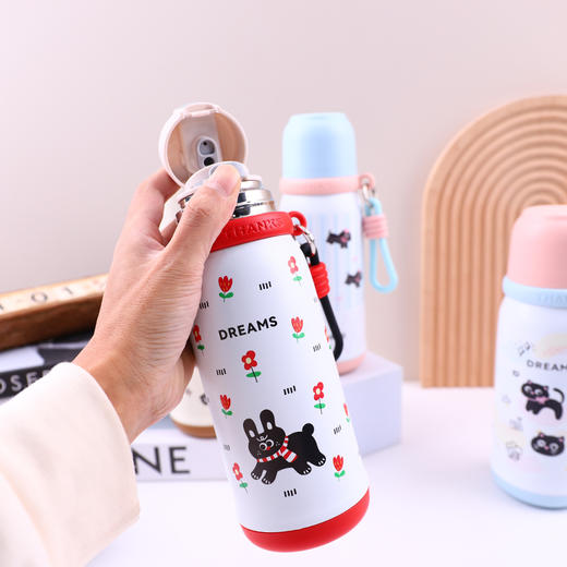 【买2立减20】笙观保温杯三饮杯【食品级不锈钢 持续保温8小时 密封防漏】 商品图1