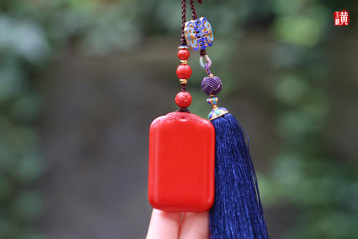 朱砂【平安无事牌】挂饰 商品图1