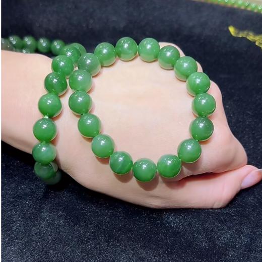 和田玉碧玉手串12mm 商品图0