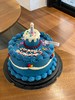 五彩缤纷的蓝色庆生蛋糕 商品缩略图0