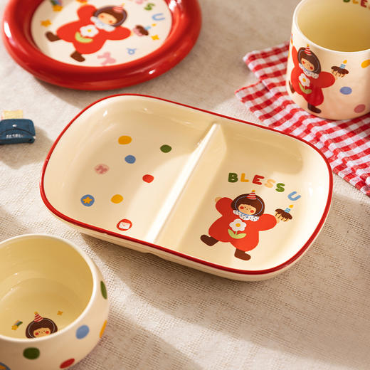 摩登主妇陶瓷饭碗可爱餐具家用2024新款高颜值盘子个人专用泡面碗 商品图2