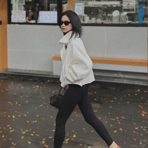 【顺丰包邮】44245 洛诗琳冬季新款小香风时尚双面呢羊绒短外套247530 商品图0