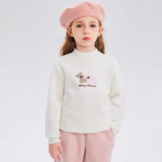 2024新款peace小平鸟秋冬儿童羊绒打底衫男女童半高领毛衣长袖上衣！ 商品图2