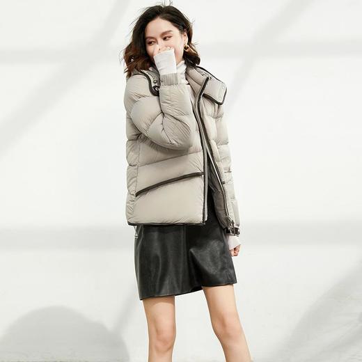 【自】全新升级【铂金会员735/天猫989/差价254】(04351) 洛诗琳超厚抗寒女设计感2024冬季韩版长/短款羽绒服 商品图3