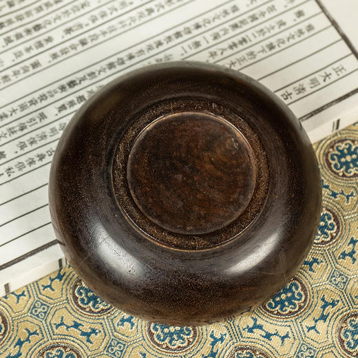 清 红木一木整挖水盂 商品图4