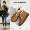 ZHR则则真皮棉鞋女2024冬季新款加绒保暖厚底雪地靴勃肯毛毛鞋女 商品缩略图0