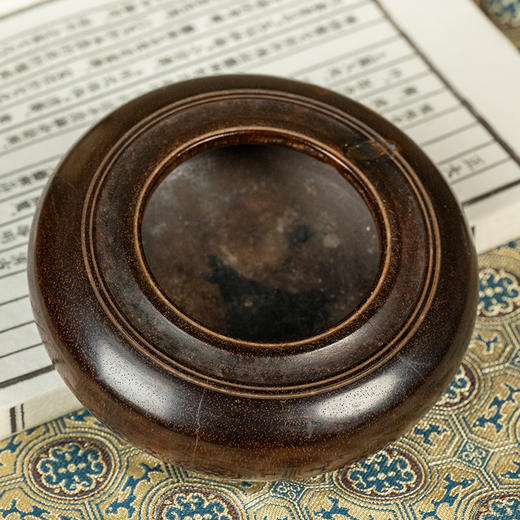 清 红木一木整挖水盂 商品图2