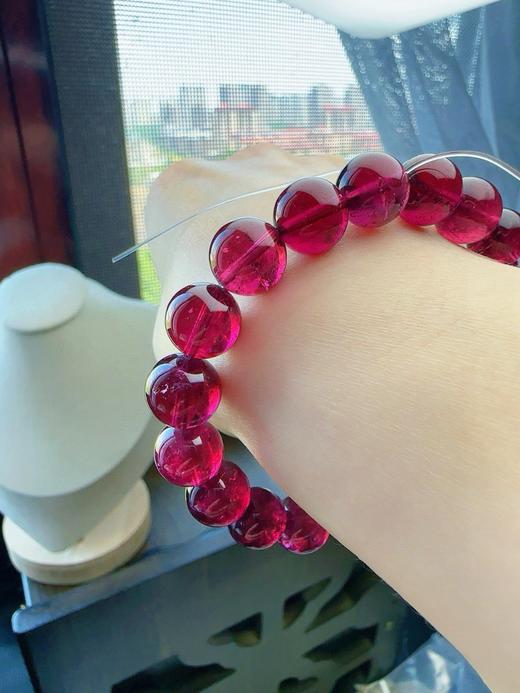 10mm单圈全色红碧玺手串 商品图4