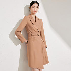 西装连衣裙女2026冬高端老钱风高级感