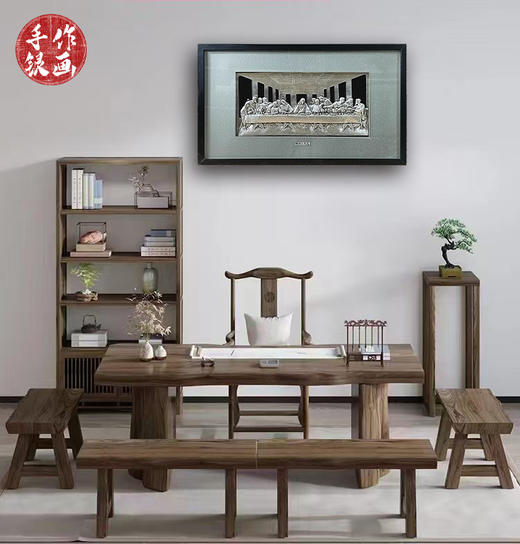【最后晚餐】纯银壁画装饰画挂画 商品图1