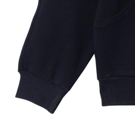 WY583新款翻领纽扣蜘蛛刺绣设计长袖翻领卫衣纯色百搭休闲上衣 商品图3