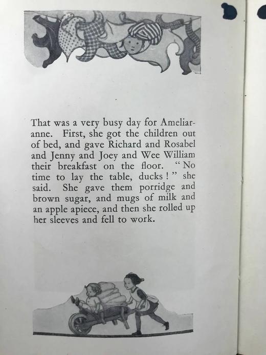 约20世纪中期 阿米莉安的洗衣日 皮尔斯数十幅彩色插图 精装32开 商品图14