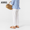 女童梭织单裤春季新款安奈儿童装EG516076 商品缩略图2