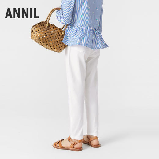 女童梭织单裤春季新款安奈儿童装EG516076 商品图2