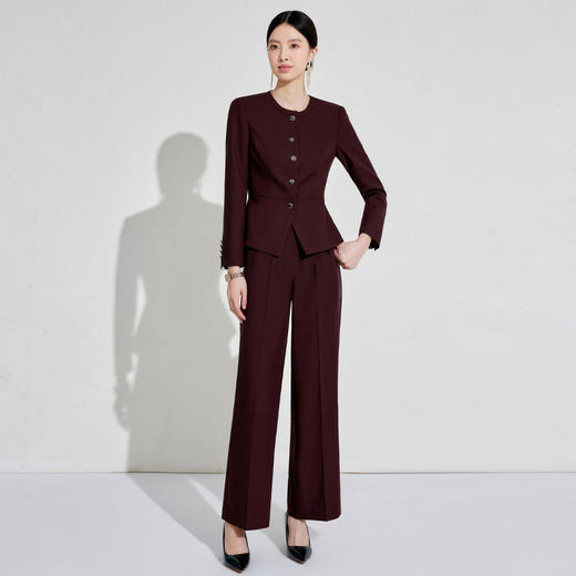 高级感时尚通勤职场秋冬新款女修身版型 商品图2