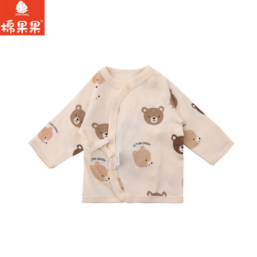 棉果果春季新品商场同款男童女童5A抗菌长袖半背衣M101110225015 商品图0