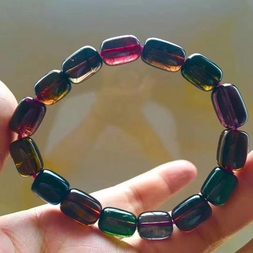 9mm-11mm单圈老矿碧玺手串 商品图1