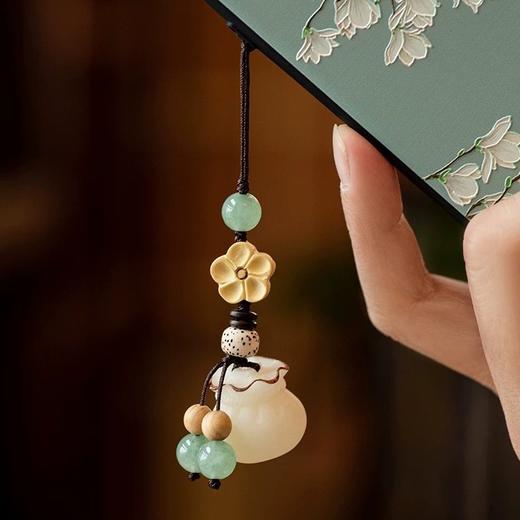 「9.9元包邮！创意手机链」创意手工菩提钱袋手机链  挂件情侣高档汽车钥匙扣 招财福袋包挂时尚饰品 商品图2