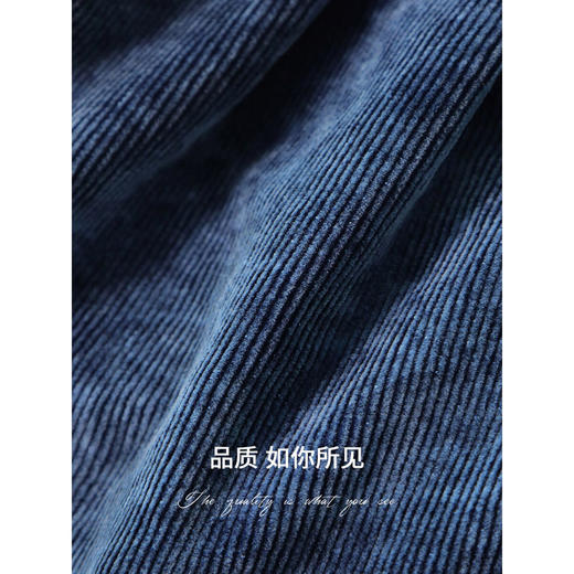 COCOBELLA[MIU系穿搭]重工水洗做旧牛仔裤灯芯绒休闲裤DN0011 商品图4