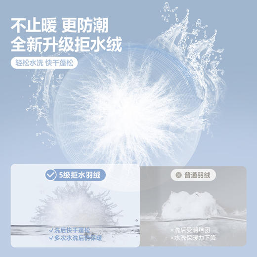 【三防羽绒裤】迷你巴拉男女童保暖秋冬裤子保暖羽绒长裤 商品图3