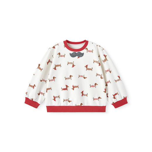 【商场同款】英氏儿童卫衣春夏长袖男童套头衫2025新款新年卫衣 商品图4