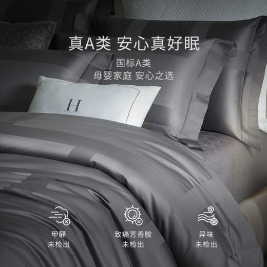希尔顿四件套纯棉全棉2024新款a类100支酒店床品轻奢床上用品床单 商品图2