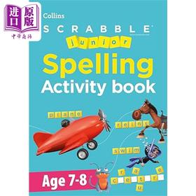 预售 【中商原版】SCRABBLE™ Junior Spelling Activity Book Age 7-8 柯林斯少儿拼写活动书 7-8岁  英文学习 港台原版 