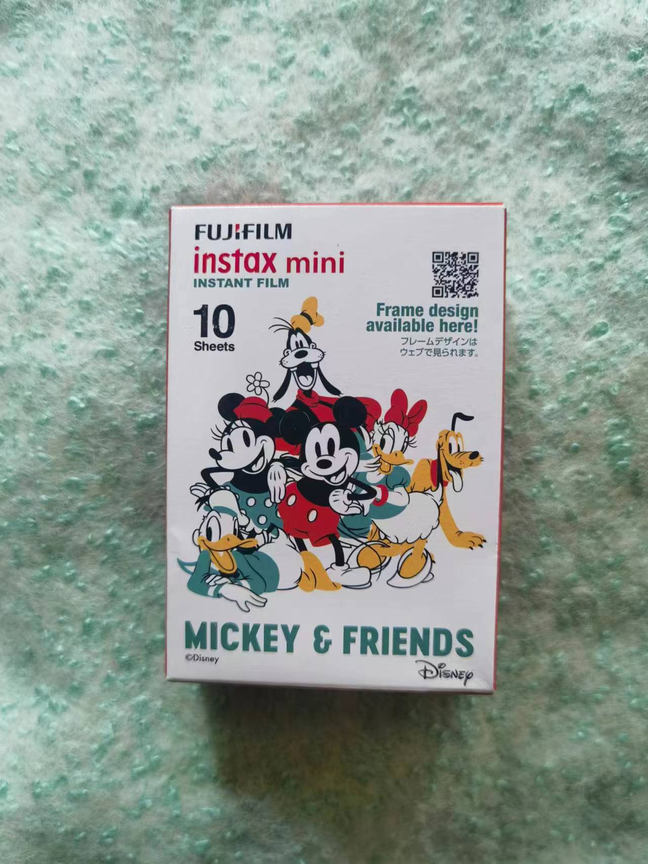 mini米奇3寸相纸1盒10张，多盒便宜，日期新鲜，现货速发，富士所有mini系列相机通用