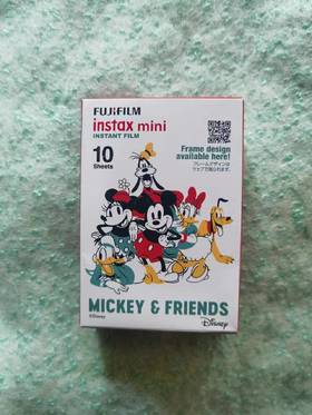 mini米奇3寸相纸1盒10张，多盒便宜，日期新鲜，现货速发，富士所有mini系列相机通用